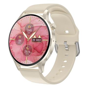 Watch3 pro 1,3" AMOLED Smart horloge met metalen behuizing Bluetooth oproep vrouwen gezondheid armband met hartslagmonitoring