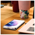 Saii Premium Anti-Slip Samsung Galaxy S21 5G TPU Hoesje - Doorzichtig