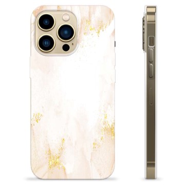 IPhone 13 Pro Max TPU Hoesje Gouden Parel Marmer