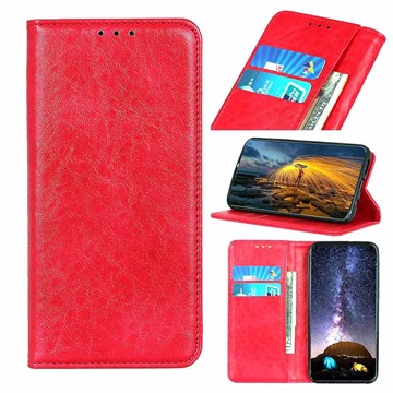 Samsung Galaxy M01 Portemonnee Hoesje met Standaardfunctie - Rood