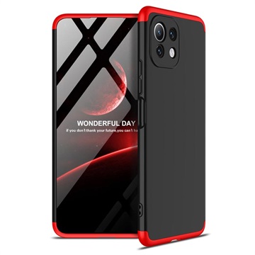 GKK Afneembare Xiaomi Mi 11 Lite 5G Case - Rood / Zwart