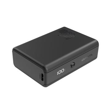 4smarts Pocket Slim 10000mAh Power Bank - 45W, 2x USB-C - Zwart