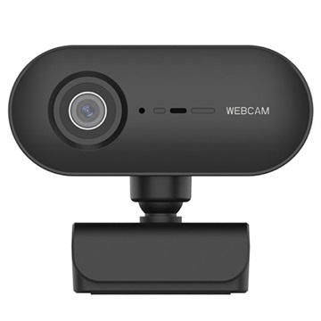 720p HD roterende webcam met autofocus - zwart