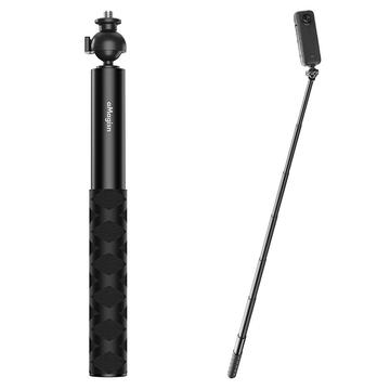 Amagisn Sport Camera Selfie Stick met Balhoofd & 1/4 Schroef voor DJI, GoPro, Insta360 - 120cm