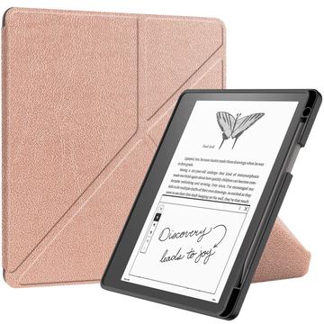 Amazon Kindle Scribe Origami Stand Folio Case - Rose Gold