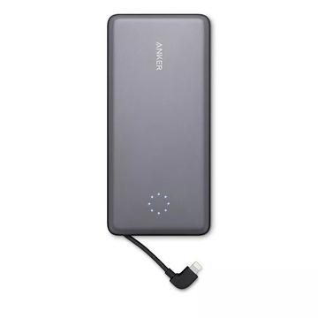 Anker PowerCore+ Pro 10000mAh Power Bank met Lightning-kabel - Grijs