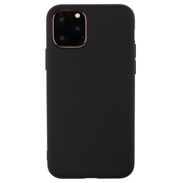 iPhone 15 Pro Max Anti-Vingerafdruk Mat TPU Hoesje - Zwart