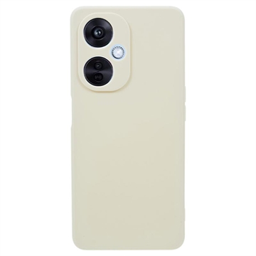 Oppo K11x Anti-Vingerafdruk Mat TPU Hoesje - Wit