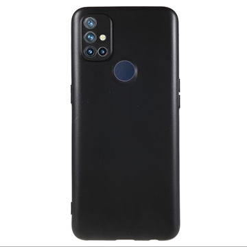 Anti-Vingerafdruk Mat OnePlus Nord N10 5G TPU Hoesje - Zwart