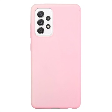 Anti-vingerafdruk mat Samsung Galaxy A33 5G TPU hoesje - roze