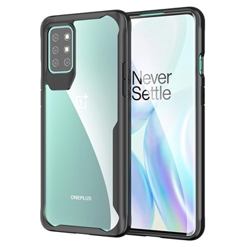 Anti-Shock OnePlus 8T Hybrid Case - Zwart / Doorzichtig