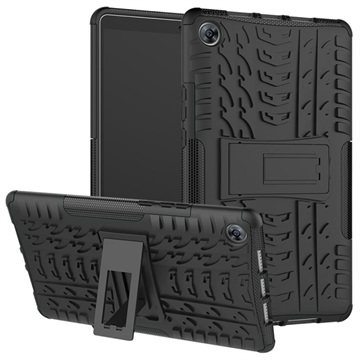 Antislip Huawei MediaPad M5 8 Hybrid Case met Standaard - Zwart