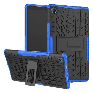 Antislip Huawei MediaPad M5 8 Hybrid Case met Standaard - Blauw / Zwart