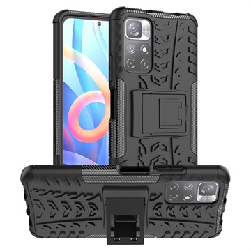 Xiaomi Poco M4 Pro 5G Antislip Hybride Case - Zwart