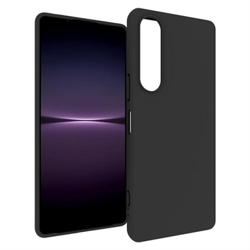 Sony Xperia 1 V Antislip TPU Hoesje - Zwart