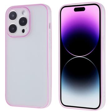 Lichtgevend iPhone 14 Pro Max TPU Hoesje - Paars