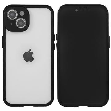 Anti-Spy 3-in-1 iPhone 14-beschermingsset - Zwart