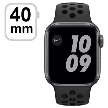 Apple Watch Nike SE LTE MG013FD/A (Antraciet/Zwart Sportband) - 40 mm - Spacegrijs