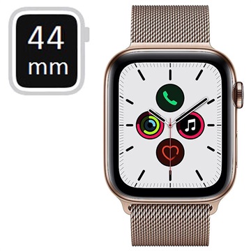 Apple Watch Series 5 LTE MWWJ2FD/A - roestvrij staal, Milanese lus, 44 mm - goud