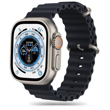 Apple Watch Ultra 2/Ultra/9/8/SE (2022)/7/SE/6/5/4 Tech-Protect Iconband Pro TPU-riem - 49mm/45mm/44mm/42mm - Zwart