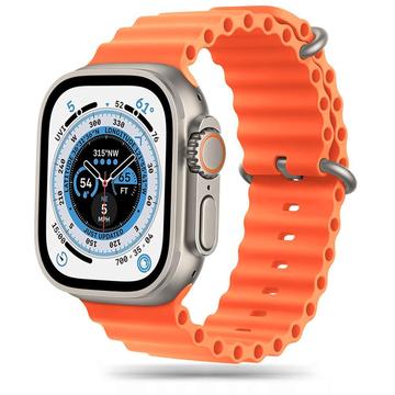Apple Watch Ultra 2/Ultra/9/8/SE (2022)/7/SE/6/5/4 Tech-Protect Iconband Pro TPU-riem - 49mm/45mm/44mm/42mm - Oranje
