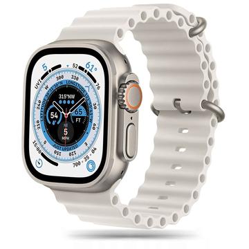 Apple Watch Ultra 2/Ultra/9/8/SE (2022)/7/SE/6/5/4 Tech-Protect Iconband Pro TPU-riem - 49mm/45mm/44mm/42mm - Beige