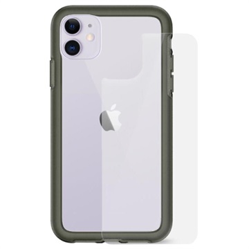 Artwizz iPhone 11 bumper met achterkant van gehard glas - zwart