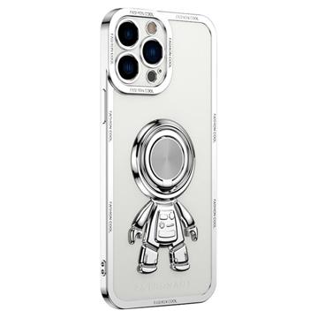 Astronaut Serie iPhone 13 Pro Max TPU Hoesje - Wit