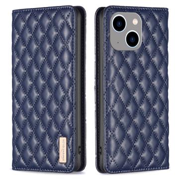 Binfen Color BF Style-16 iPhone 14 Plus Wallet Case - Blauw