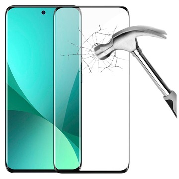 Baseus Volledige Dekking Xiaomi 12 Pro Screenprotector van Gehard Glas - Zwart