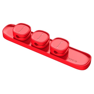 Baseus Peas Magnetische Kabel Organizer / Houder - Rood