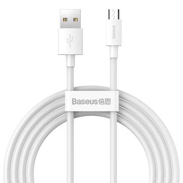 Baseus TZCAMZJ-02 USB-kabel 1,5 m USB A Micro-USB B Wit