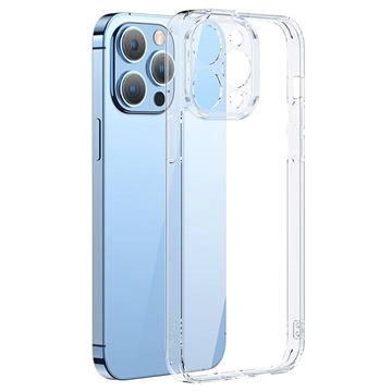 Baseus Super Ceramic Series iPhone 14 Pro Max Beschermingsset - Doorzichtig