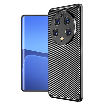 Beetle Carbon Fiber Xiaomi 13 Ultra Hoesje - Zwart