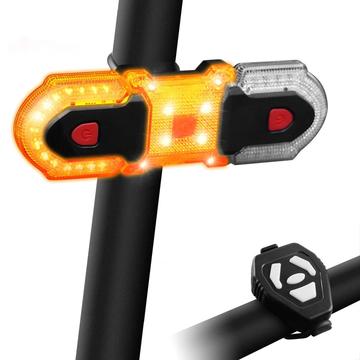 Fietsachterlicht Draadloze Bediening Fiets Knipperlicht Waterdicht Fiets Voor Achter Veiligheid Waarschuwingslicht voor Mountainbike Racefiets - Set 1