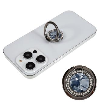 bling strass telefoon ring standaard houder mobiele telefoon ring grip standaard voor smartphones, tablets - zwart