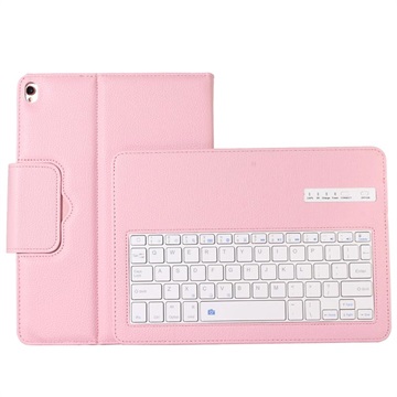 iPad 10.2 2019/2020 Bluetooth-hoes met toetsenbord - roze