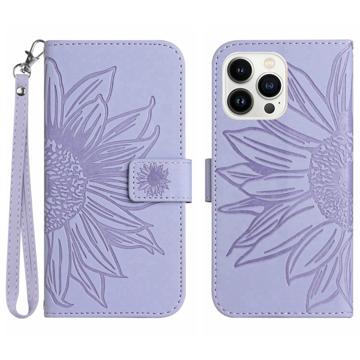 Sunflower Series iPhone 14 Pro Max Wallet Case - Lichtpaars