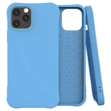 iPhone 12/12 Pro Stootveilig Mat TPU Hoesje - Blauw