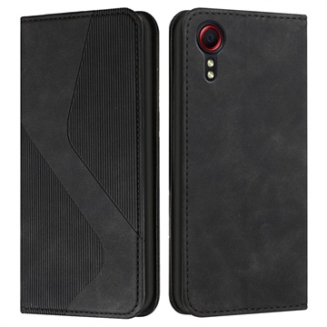 Zakelijke stijl Samsung Galaxy Xcover 5 Wallet Case - Zwart