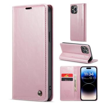 Caseme 003 Series iPhone 14 Pro Portemonnee Hoesje - Roze