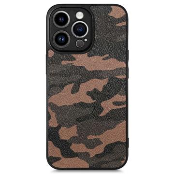 Camouflage Series iPhone 14 Pro Hybrid Case - Bruin