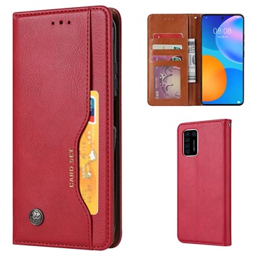 Card Set Series Huawei P Smart 2021 Wallet Case - Rood