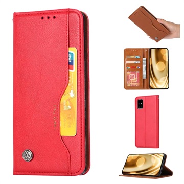 Card Set Series Samsung Galaxy Note20 Wallet Case - Rood