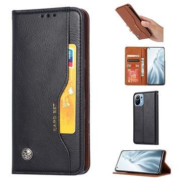 Card Set Series Xiaomi Mi 11 Wallet Case - Zwart