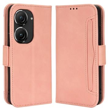 Cardholder Series Asus Zenfone 9 Portemonnee Hoesje - Roze