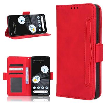 Kaarthouder Series Google Pixel 7 Pro Wallet Case - Rood