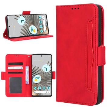 Cardholder Series Google Pixel 7 Portemonnee Hoesje - Rood