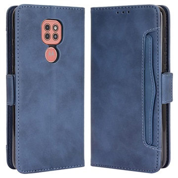 Cardholder Series Motorola Moto E7 Plus Wallet Case - Blauw