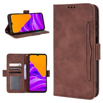 Cardholder Series Samsung Galaxy Xcover6 Pro Portemonnee Hoesje - Bruin